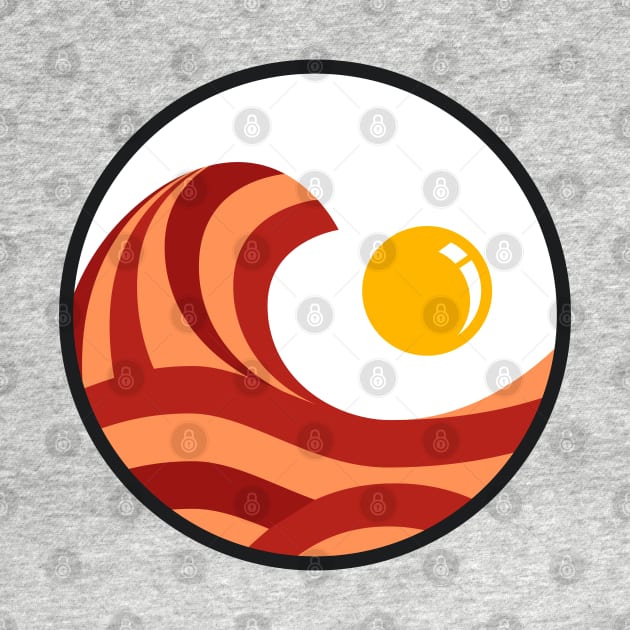 The Great Wave of Breakfast by Sachpica